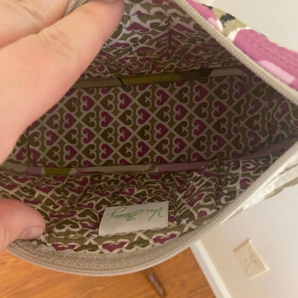 Vera Bradley Portobello Road Gray & Purple Floral Crossbody Bag - Picture 5 of 5